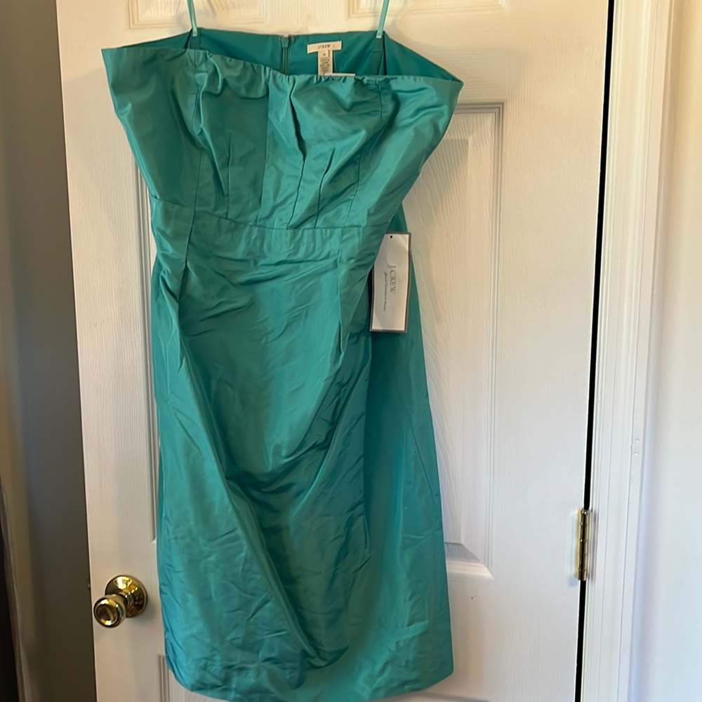 J.Crew silk strapless party dress Sz. 16